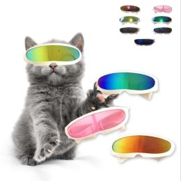 Pet Goggles Sunglasses Photography Props Pet Accessories (Type: Pets, Color: Yellow)